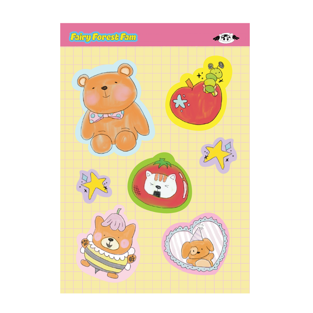 "Fairy Forest Farm" Sticker Sheet
