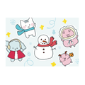 Winter Friends Postcard